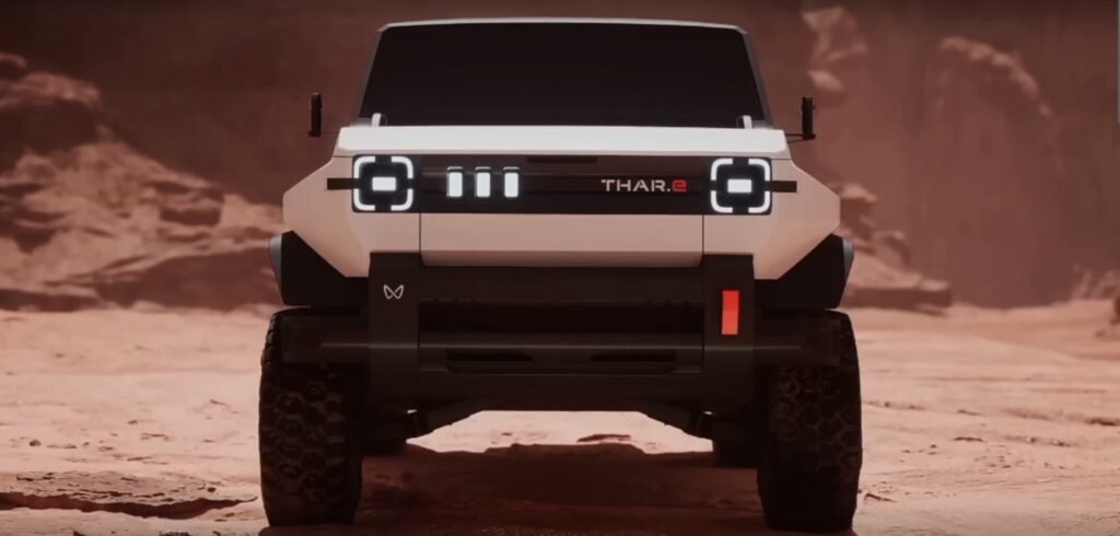 Mahindra Thar E Platform Teased