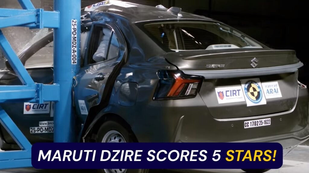 Maruti Dzire Safety Rating BNCAP